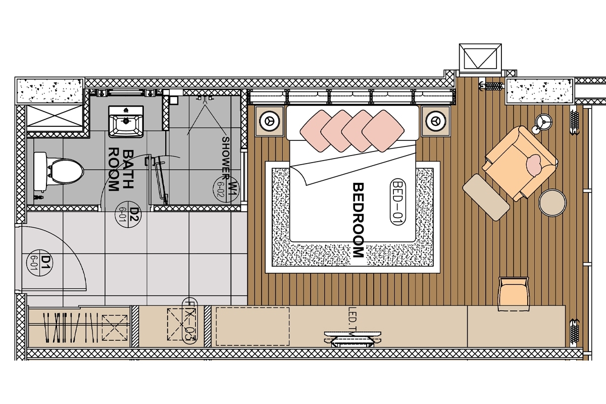 EXECUTIVE - FLOOR PLAN LAYOUT | The Park Nine Suvarnabhumi